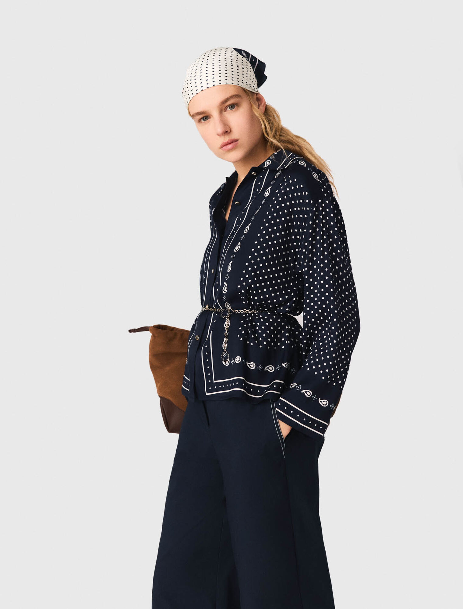 Chemise fluide imprim&eacute;e