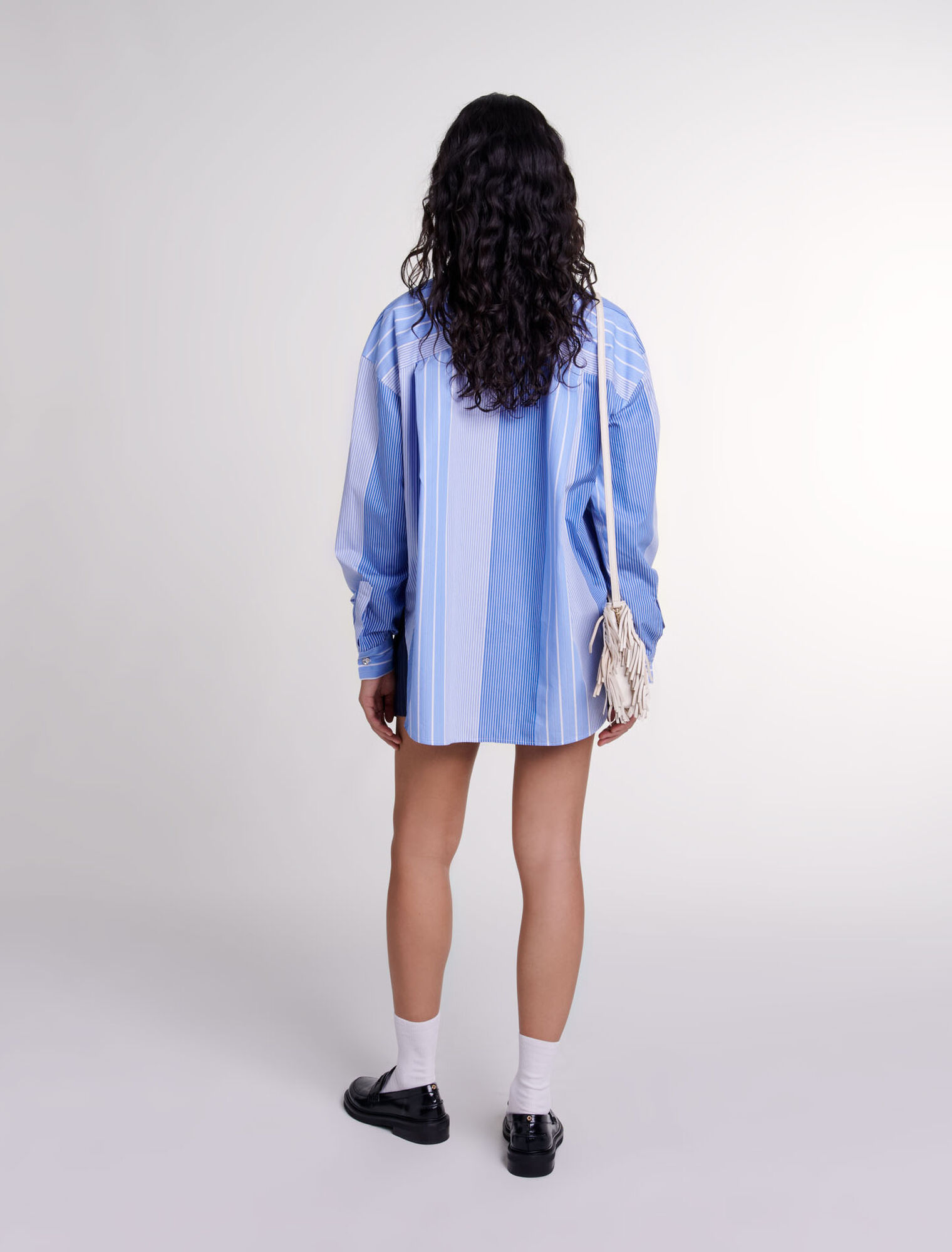 Chemise loose à rayures 