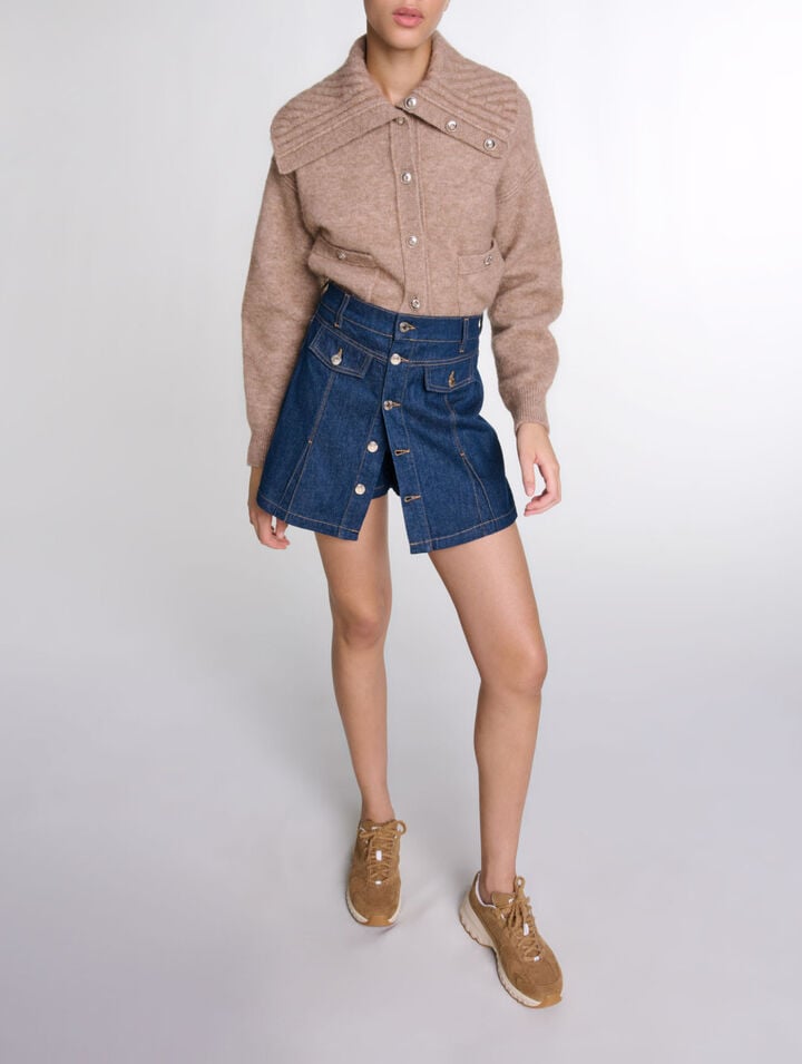 Short trompe l'&oelig;il en denim