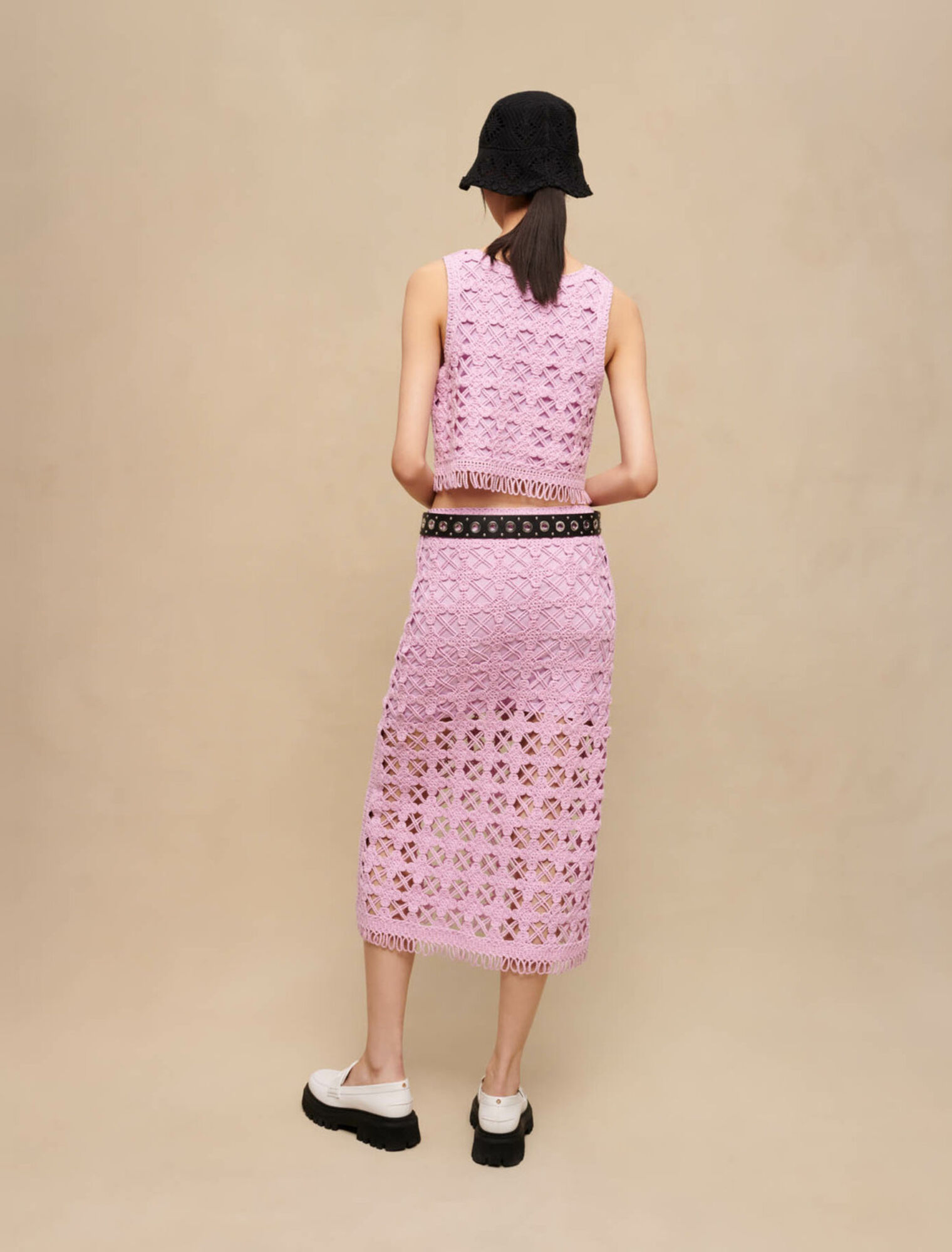 Top court en crochet