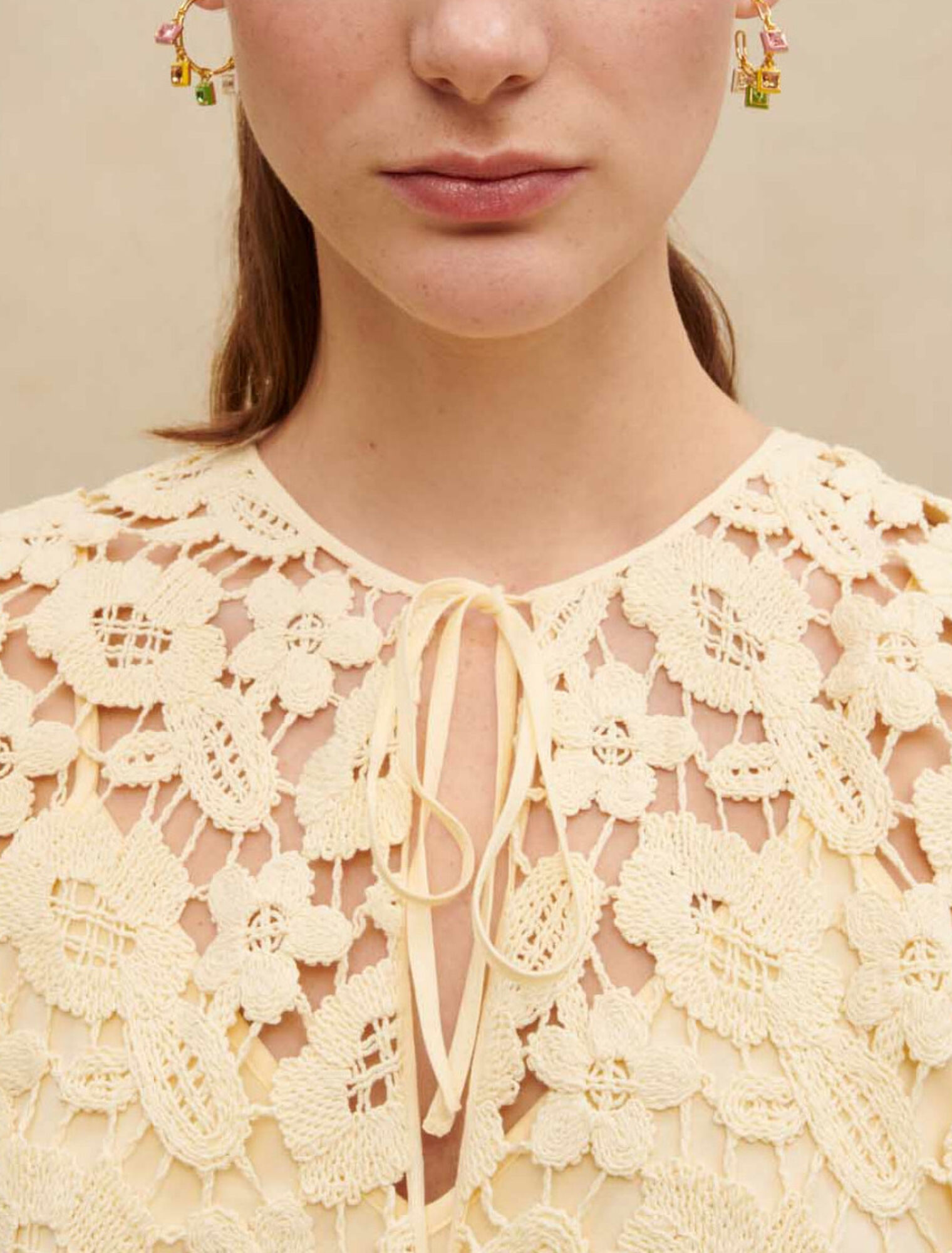 Robe courte crochet