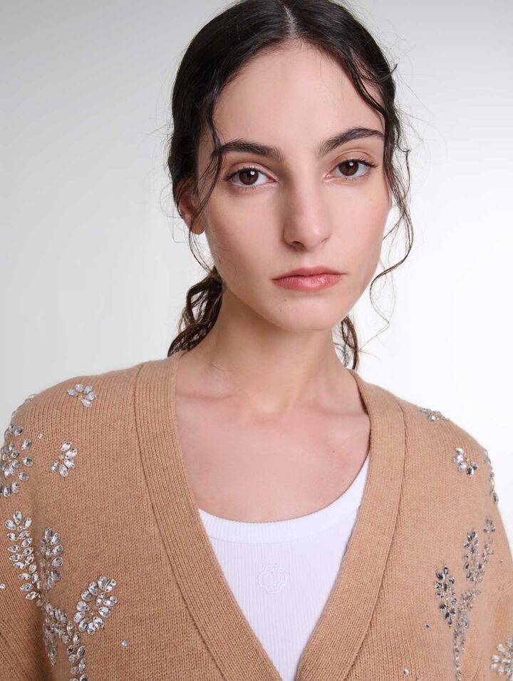 Cardigan bijoux