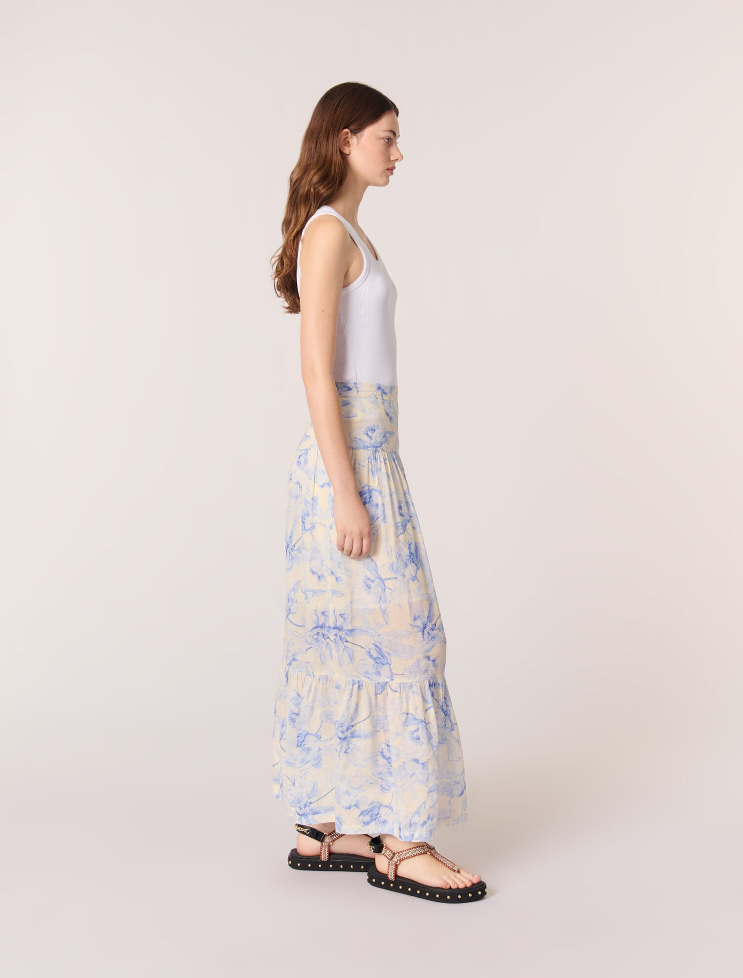 Jupe longue imprimé floral