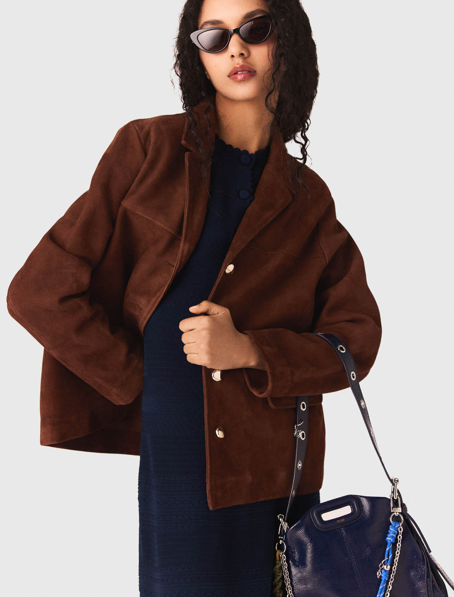 Veste en su&eacute;de