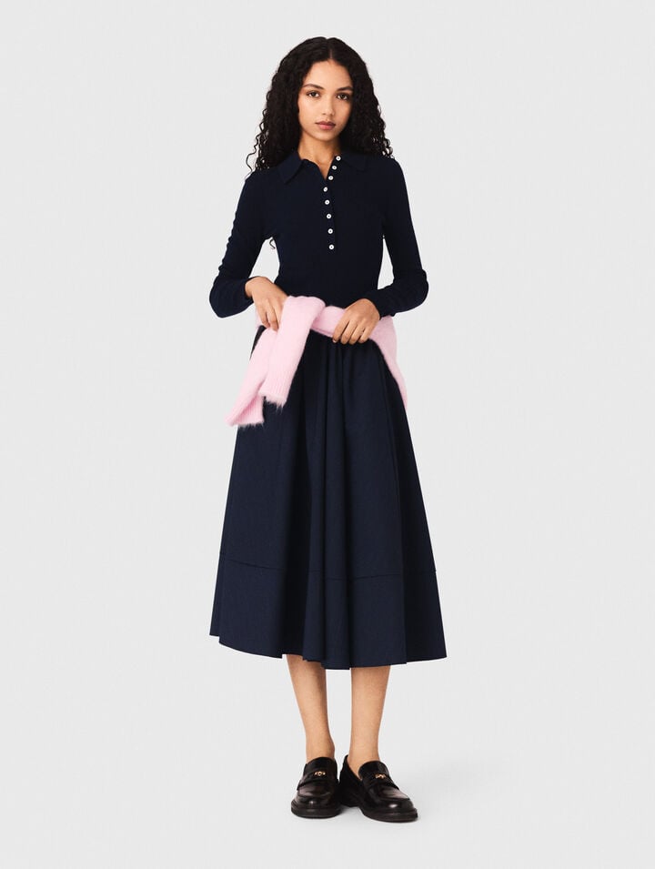 Pull c&ocirc;tel&eacute; &agrave; col polo