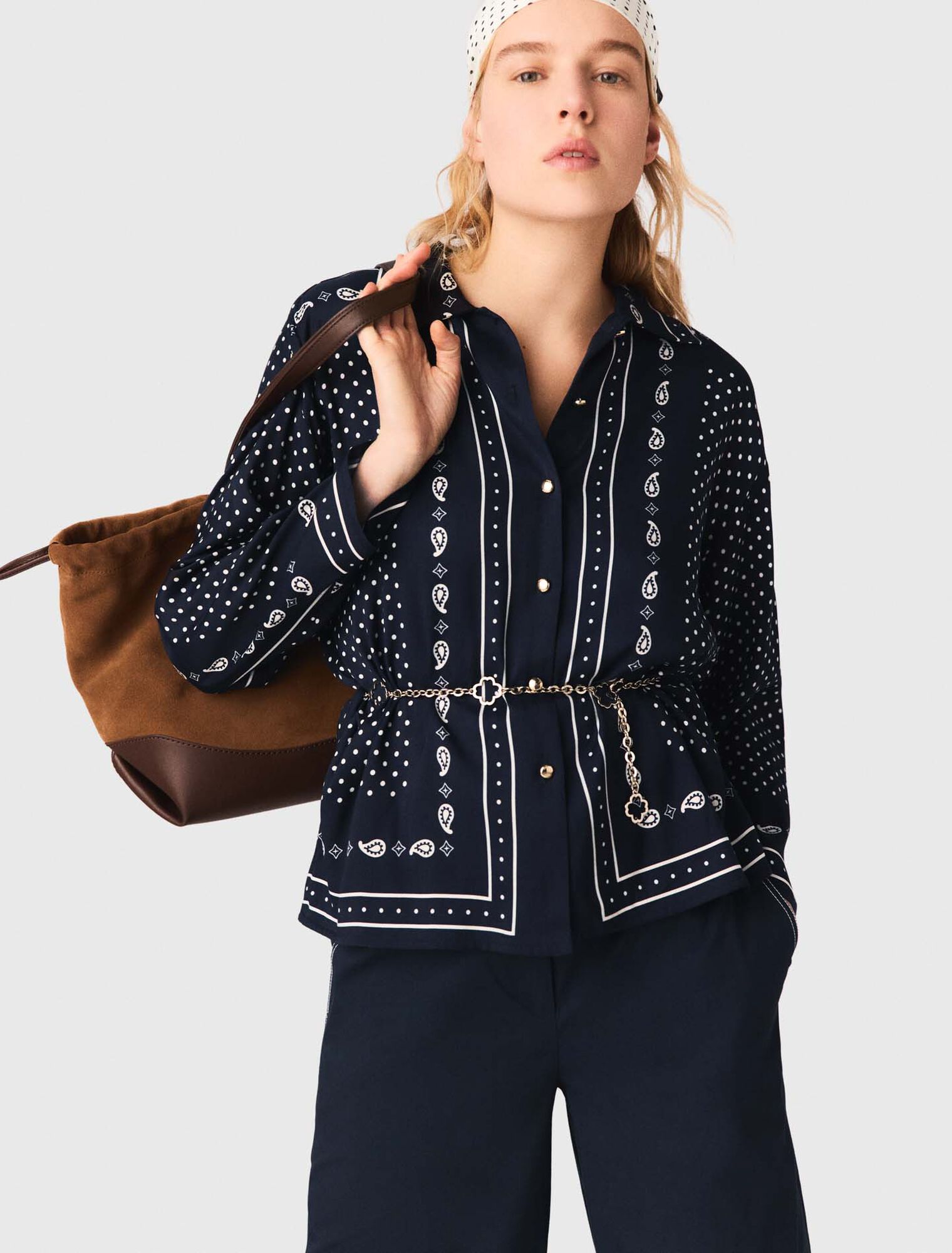 Chemise fluide imprim&eacute;e