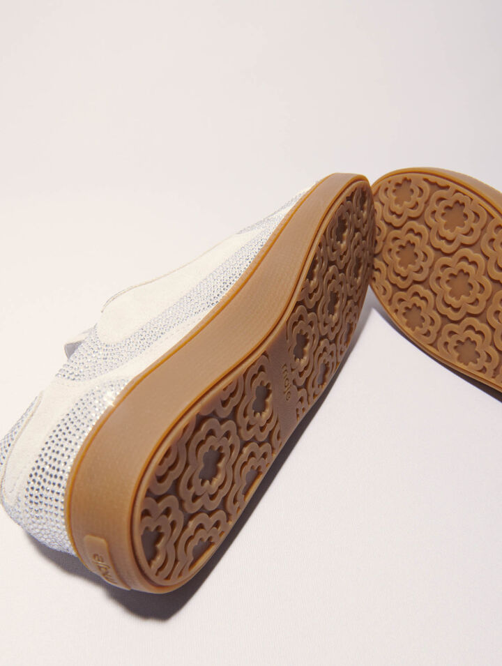 Basket casual à strass