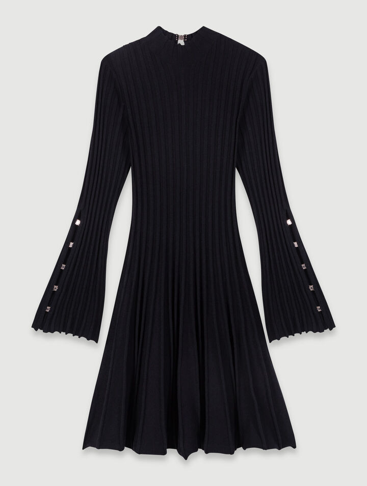 Robe courte en maille