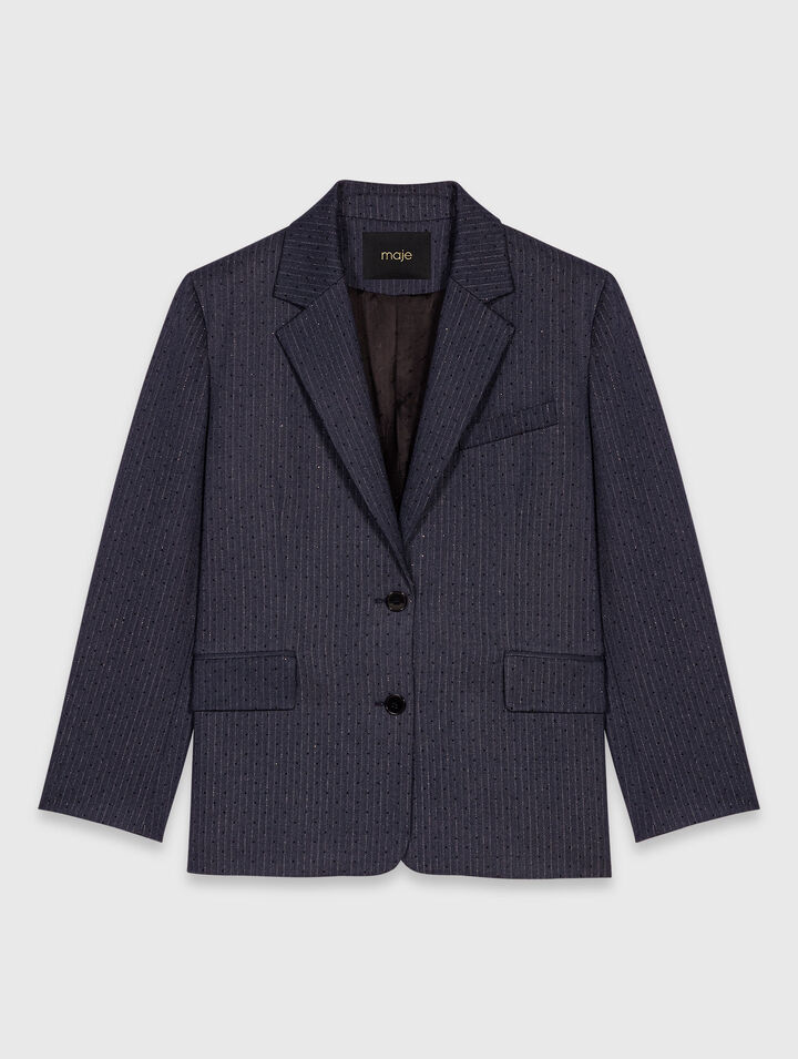 Veste de tailleur à strass