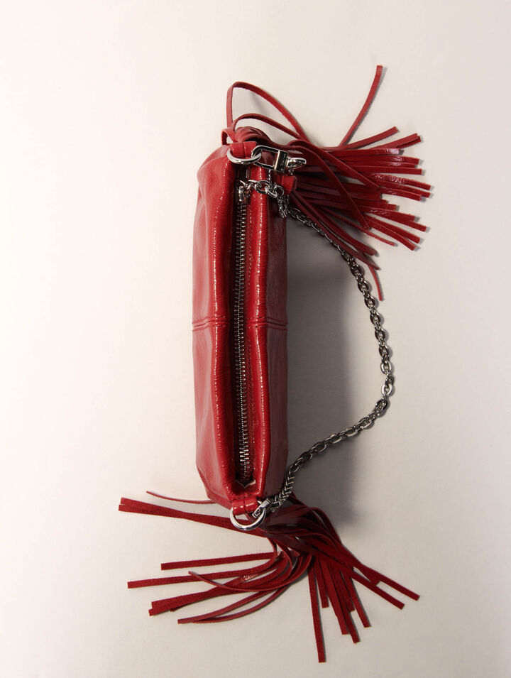 Pochette Miss M Pouch en cuir use