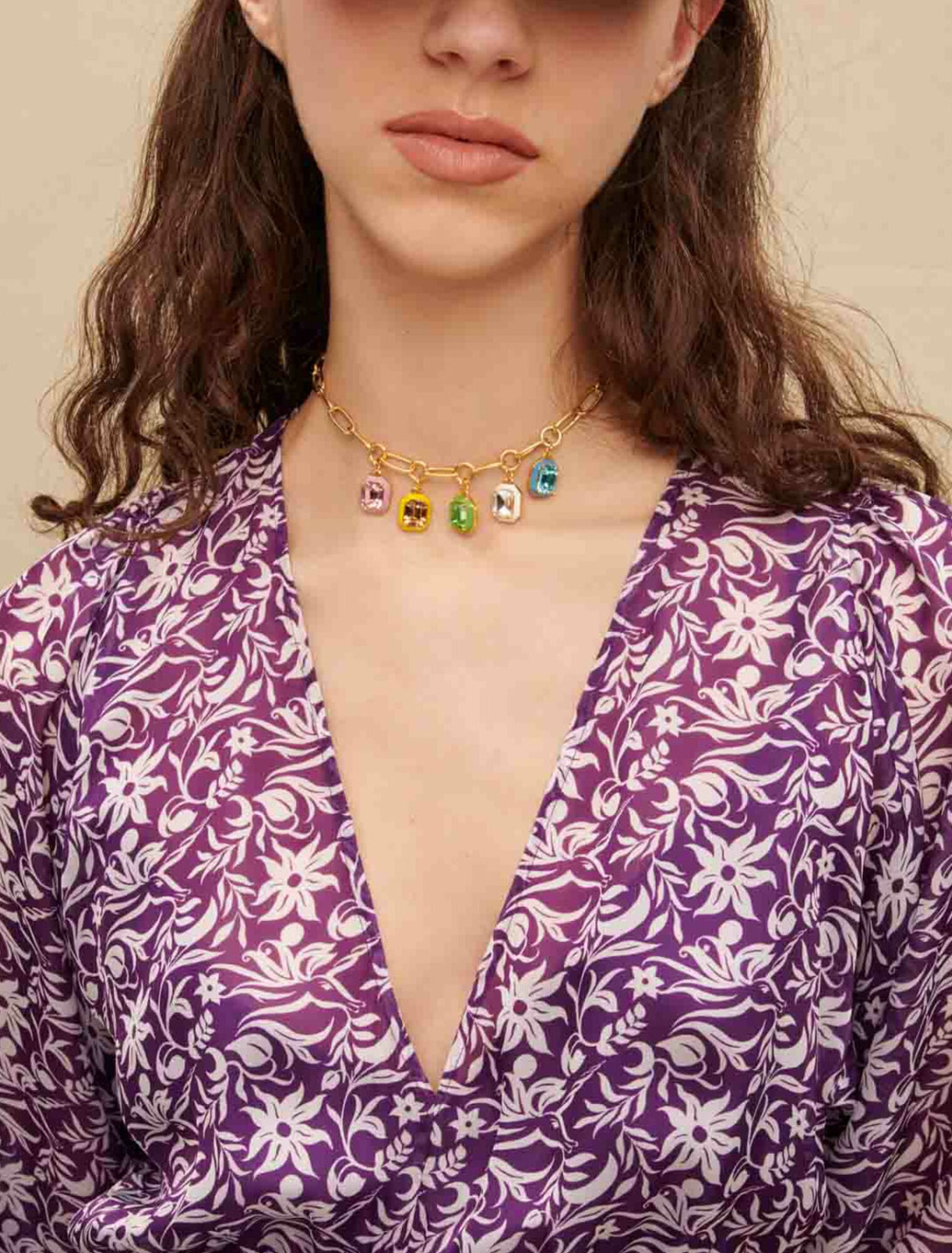 Robe longue imprimé fleuri