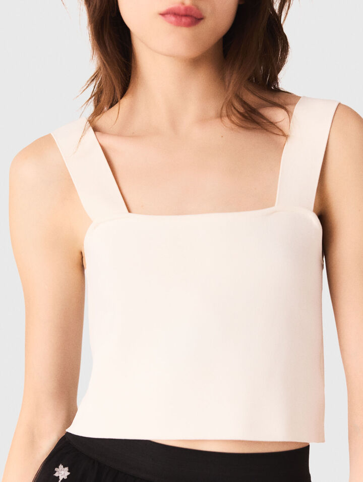 Crop top en maille