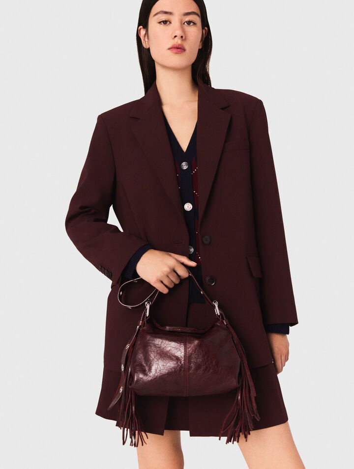 Veste de tailleur à ceinture