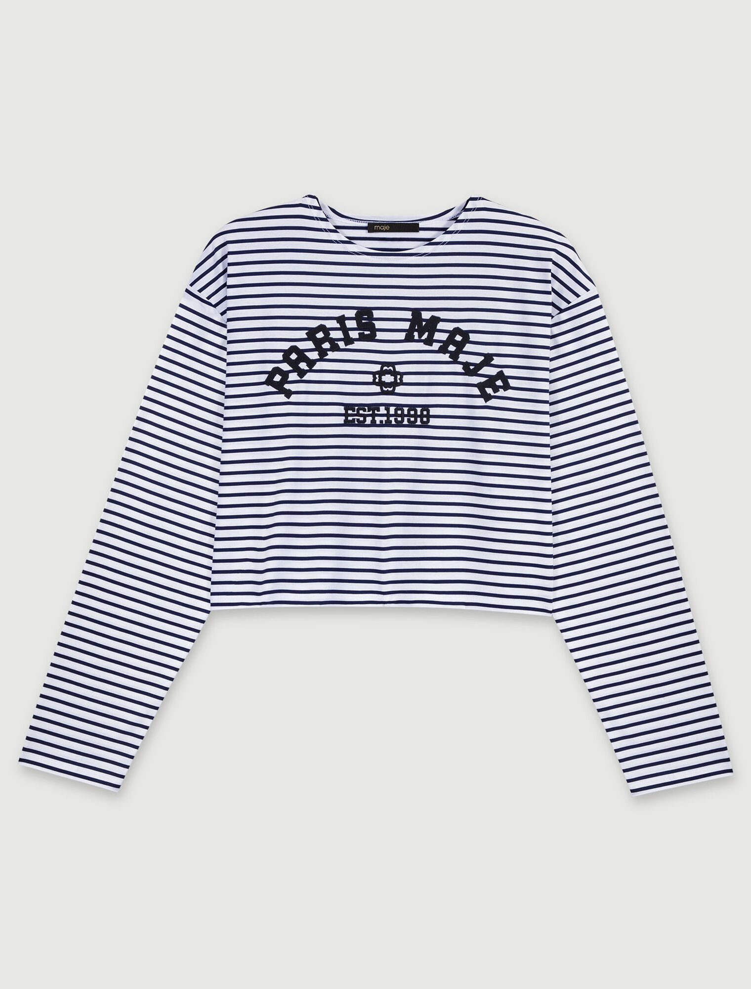 Tee-shirt court manches longues