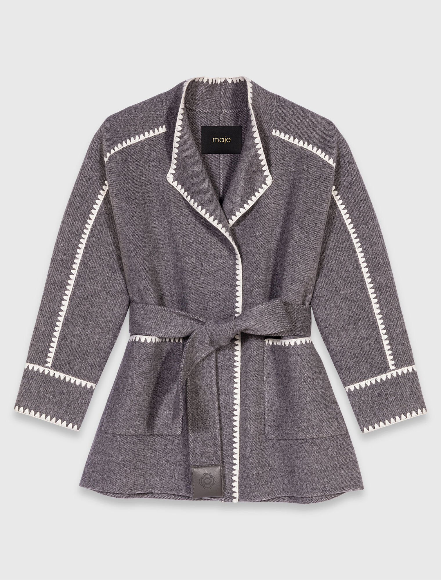 Manteau court double face