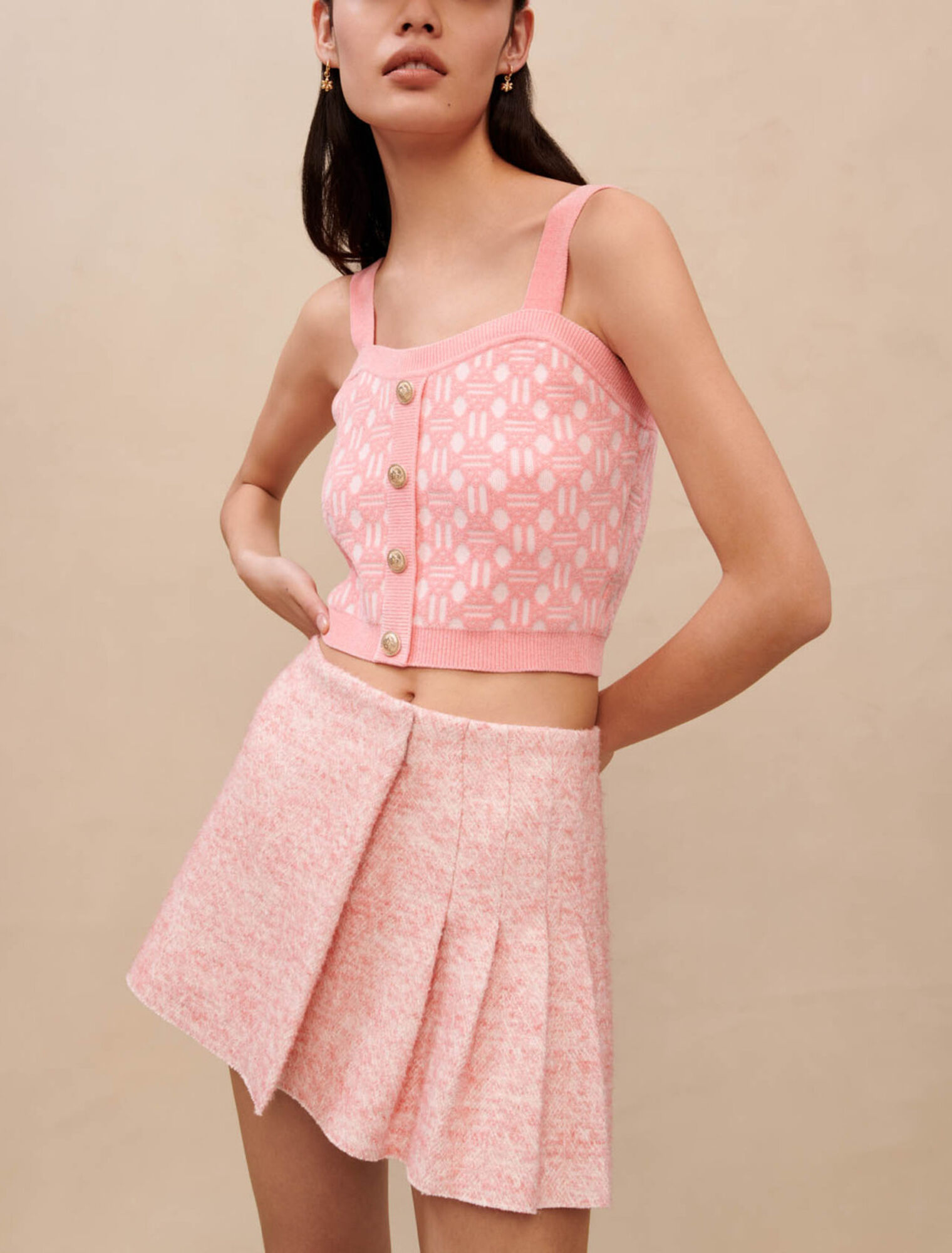 Mini jupe rose
