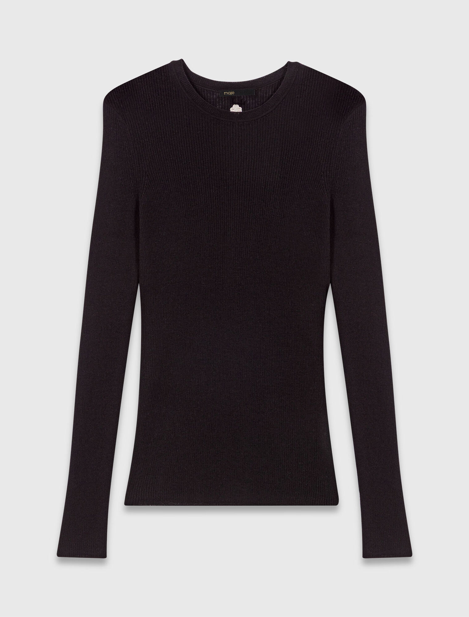 Pull col rond seconde peau