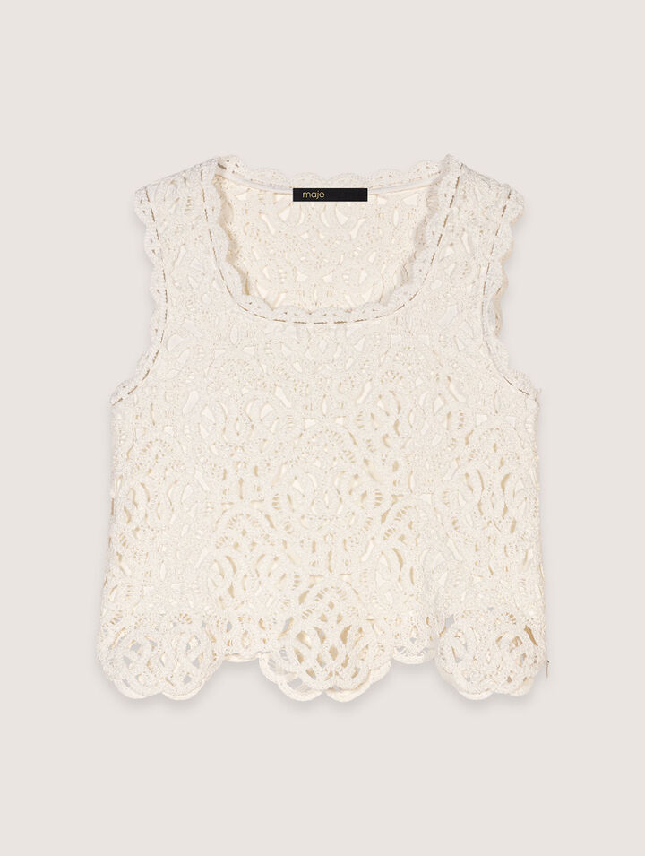 Top en crochet