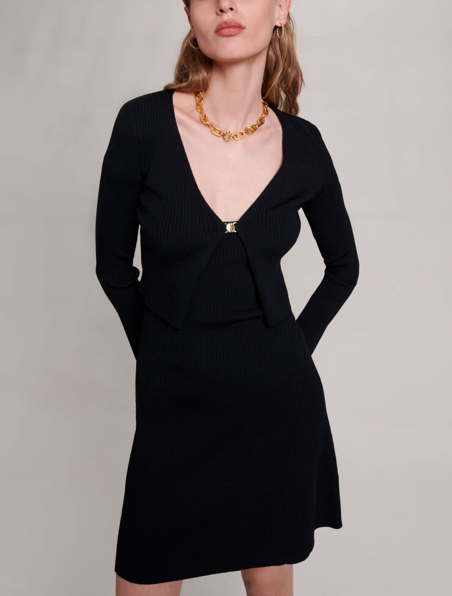 Robe en maille 2 en 1