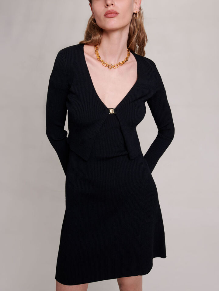 Robe en maille 2 en 1