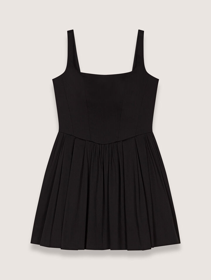 Robe courte en coton