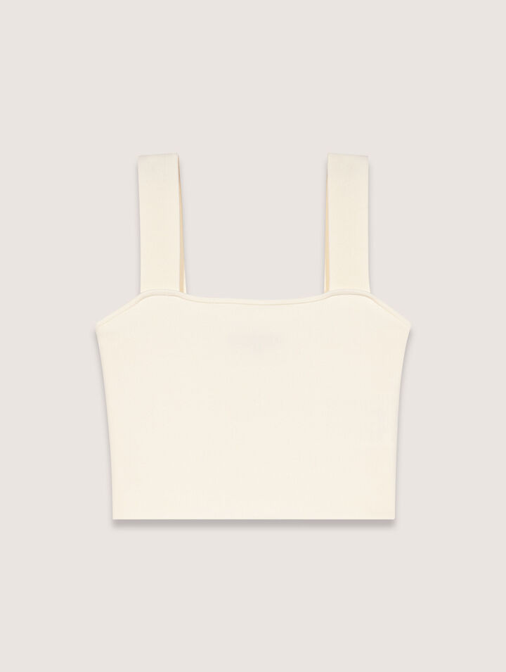 Crop top en maille