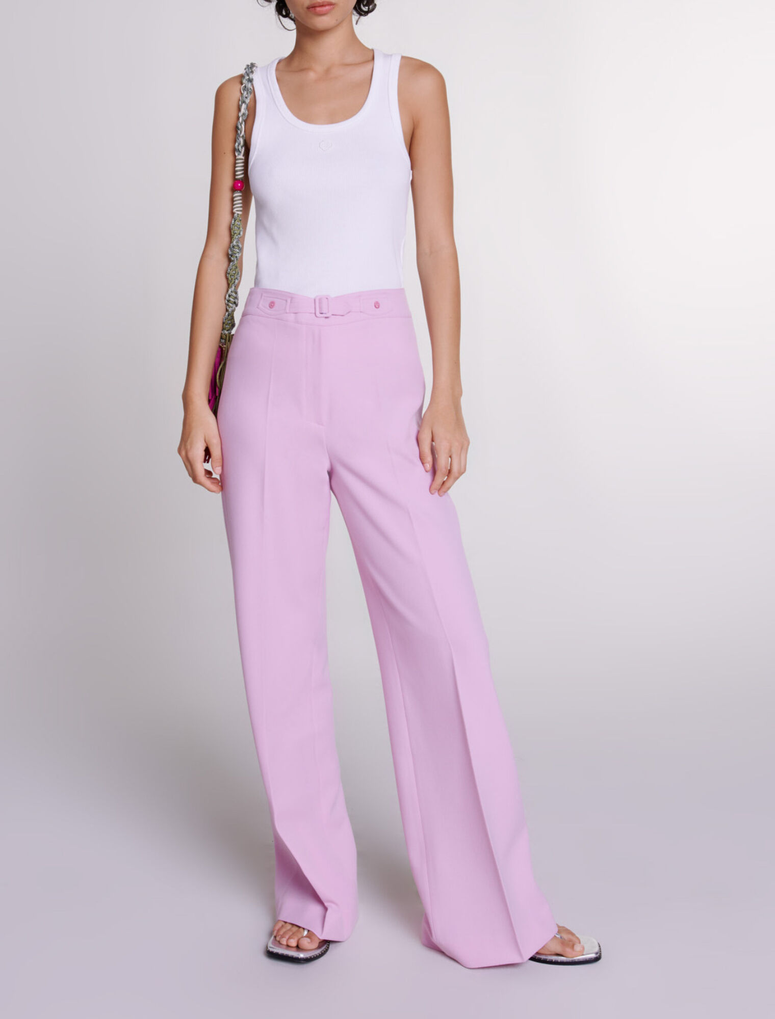 Pantalon de tailleur large