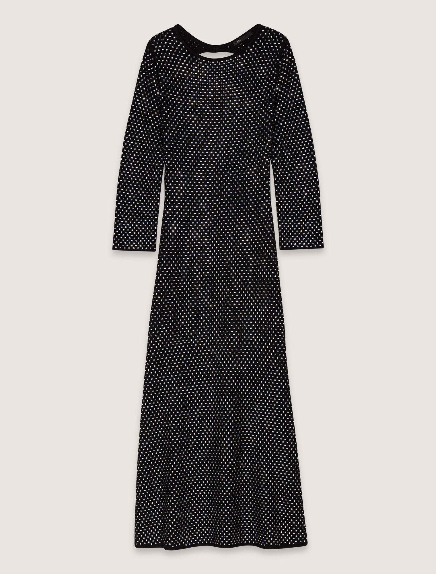 Robe longue à strass