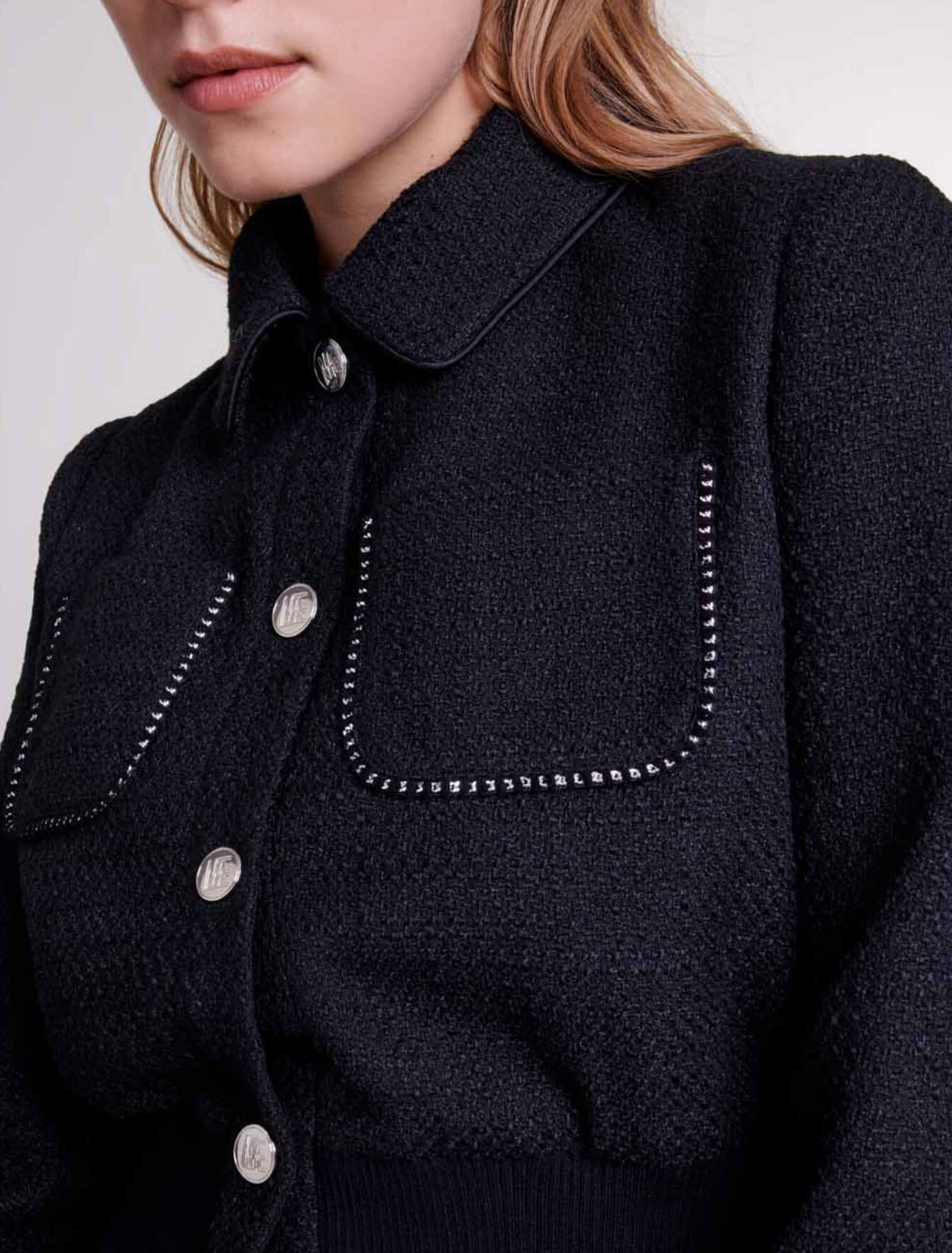 Blouson en tweed