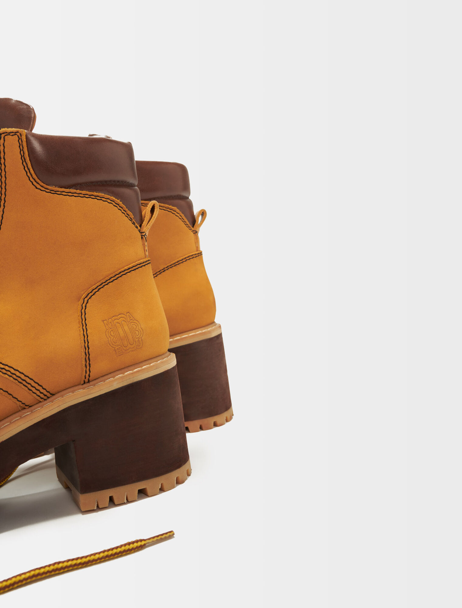 Boots en cuir à talons