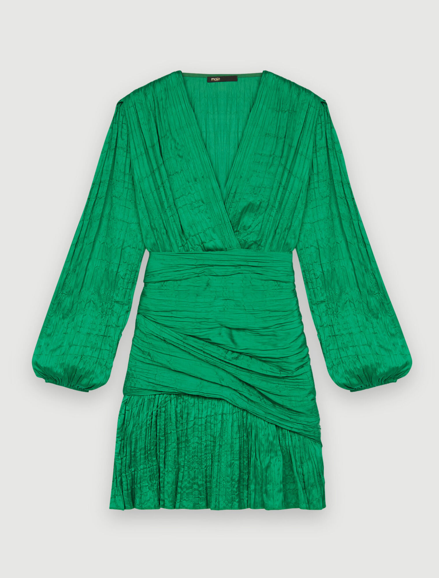 Robe près du corps en lamé