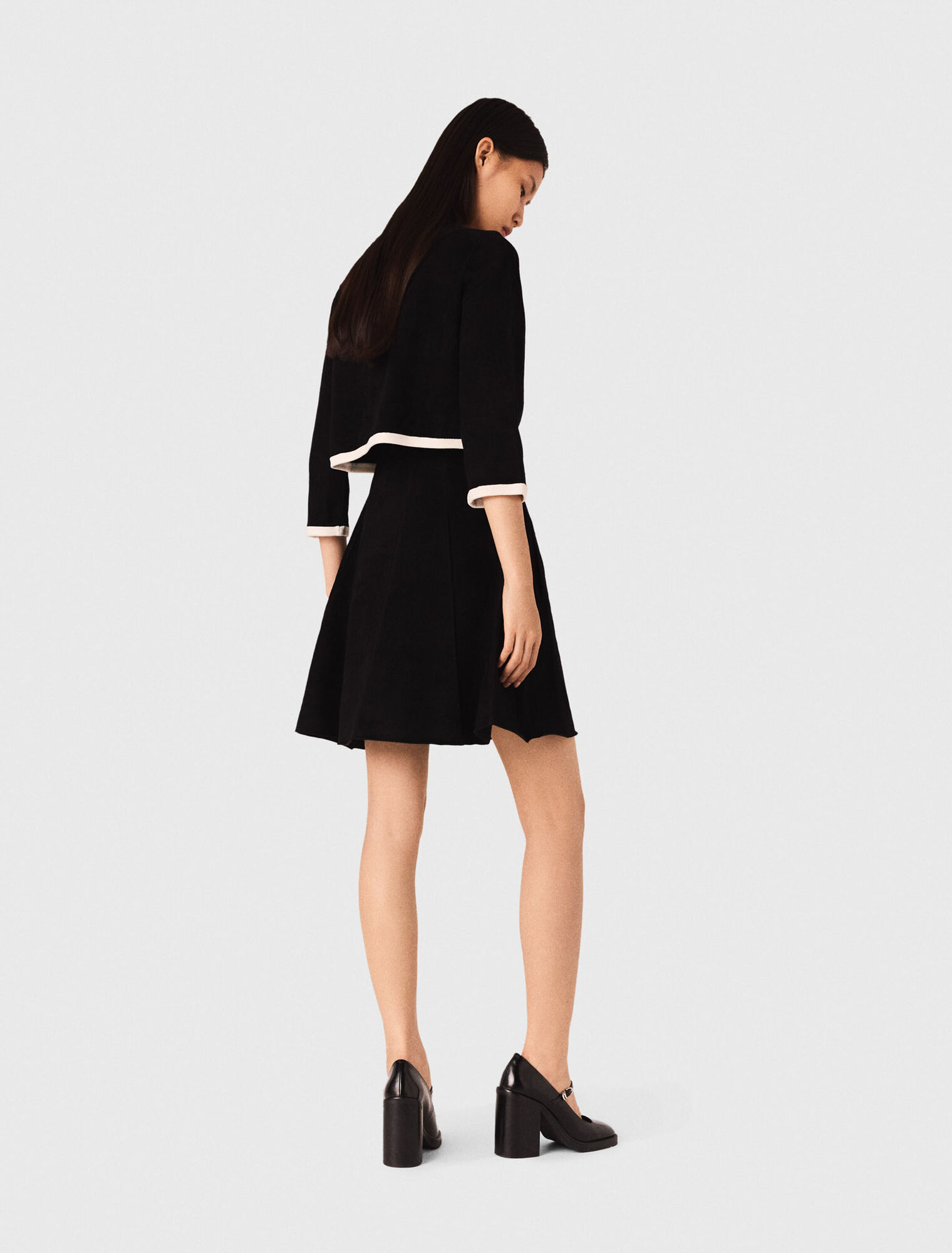 Robe 2en1 effet velours