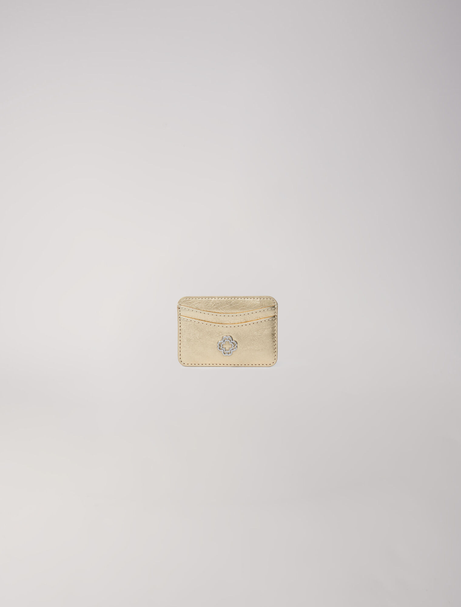 Porte carte en cuir craquelé