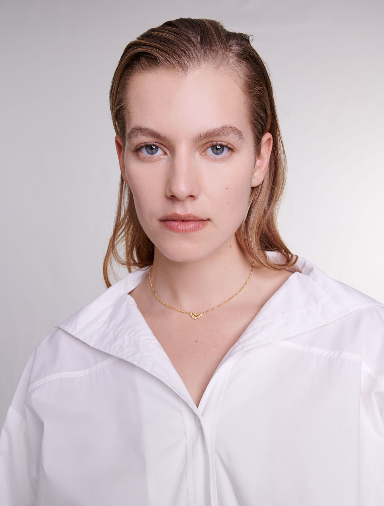 Chemise courte en coton