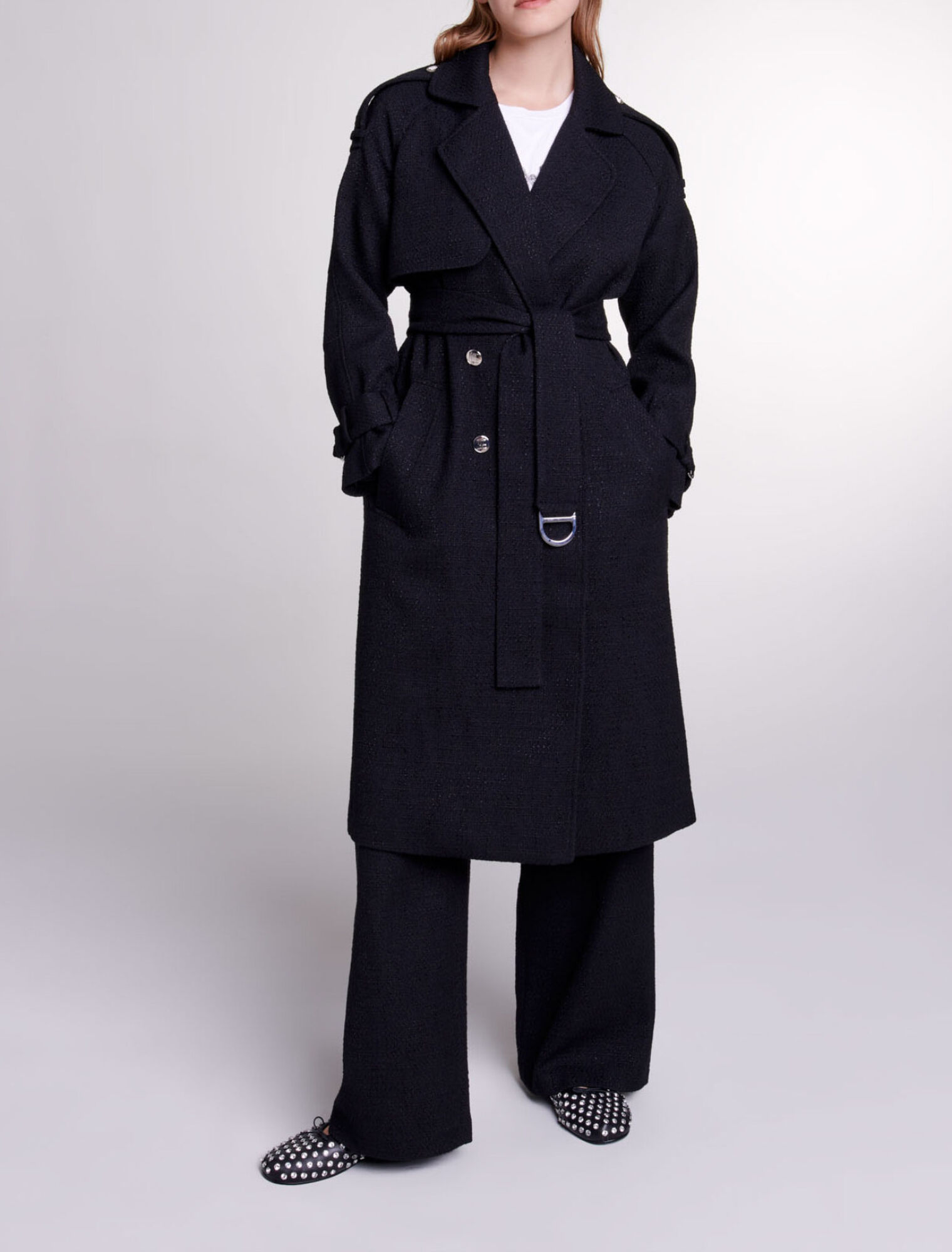 Trench en tweed