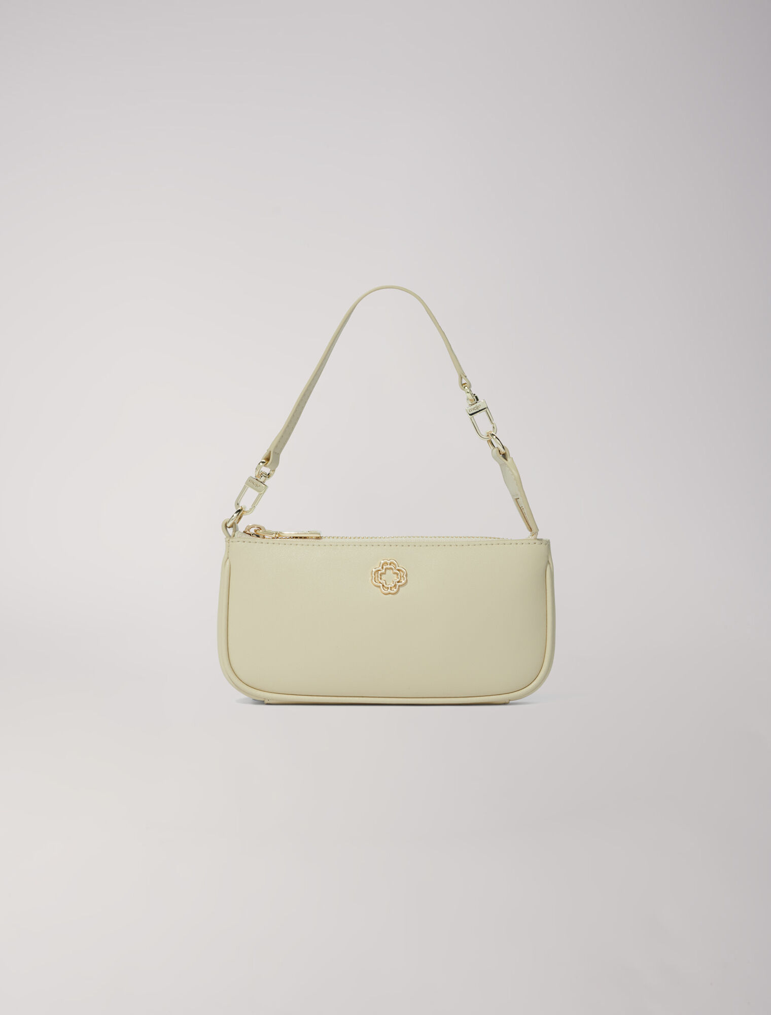 Pochette en cuir lisse