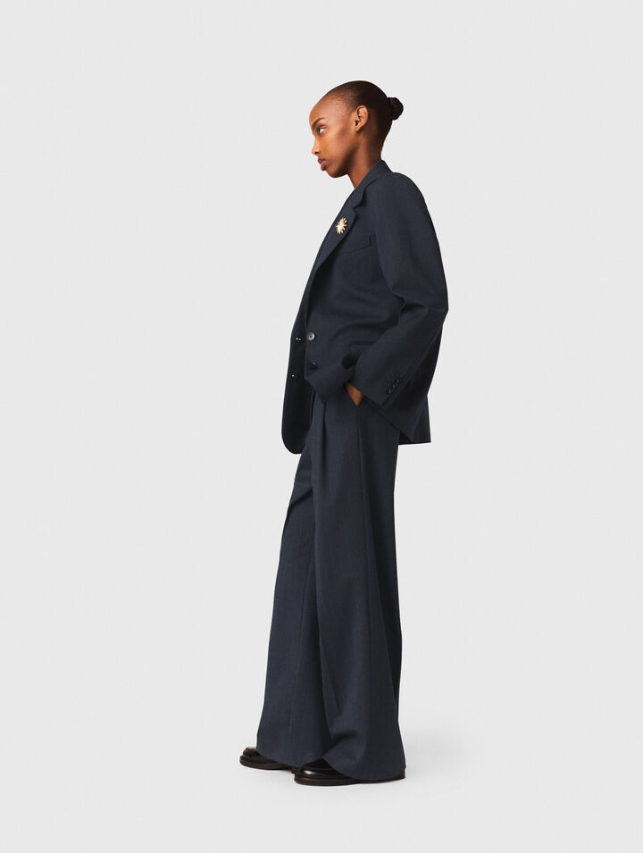 Veste de tailleur &agrave; rayures