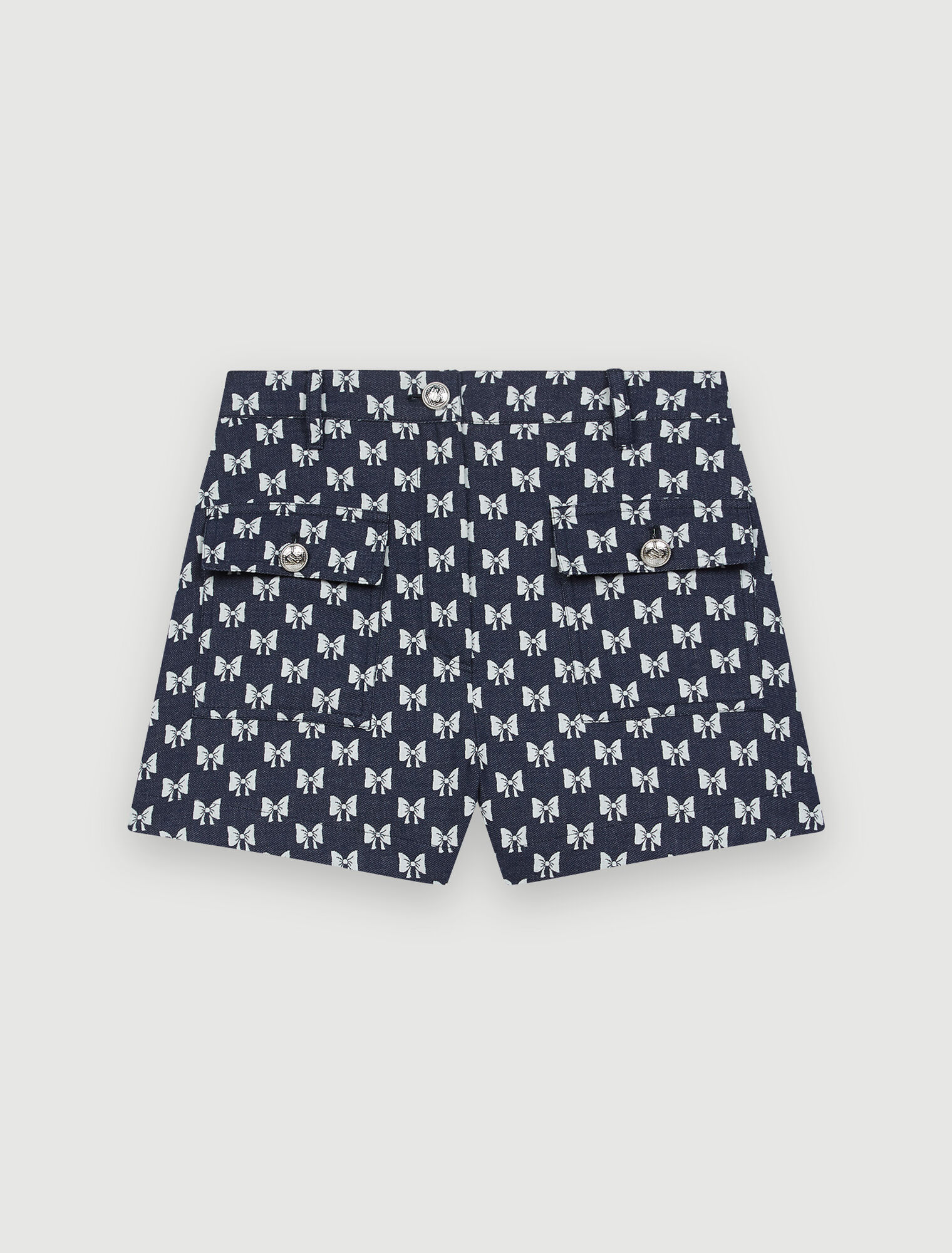 Short en jacquard nœuds