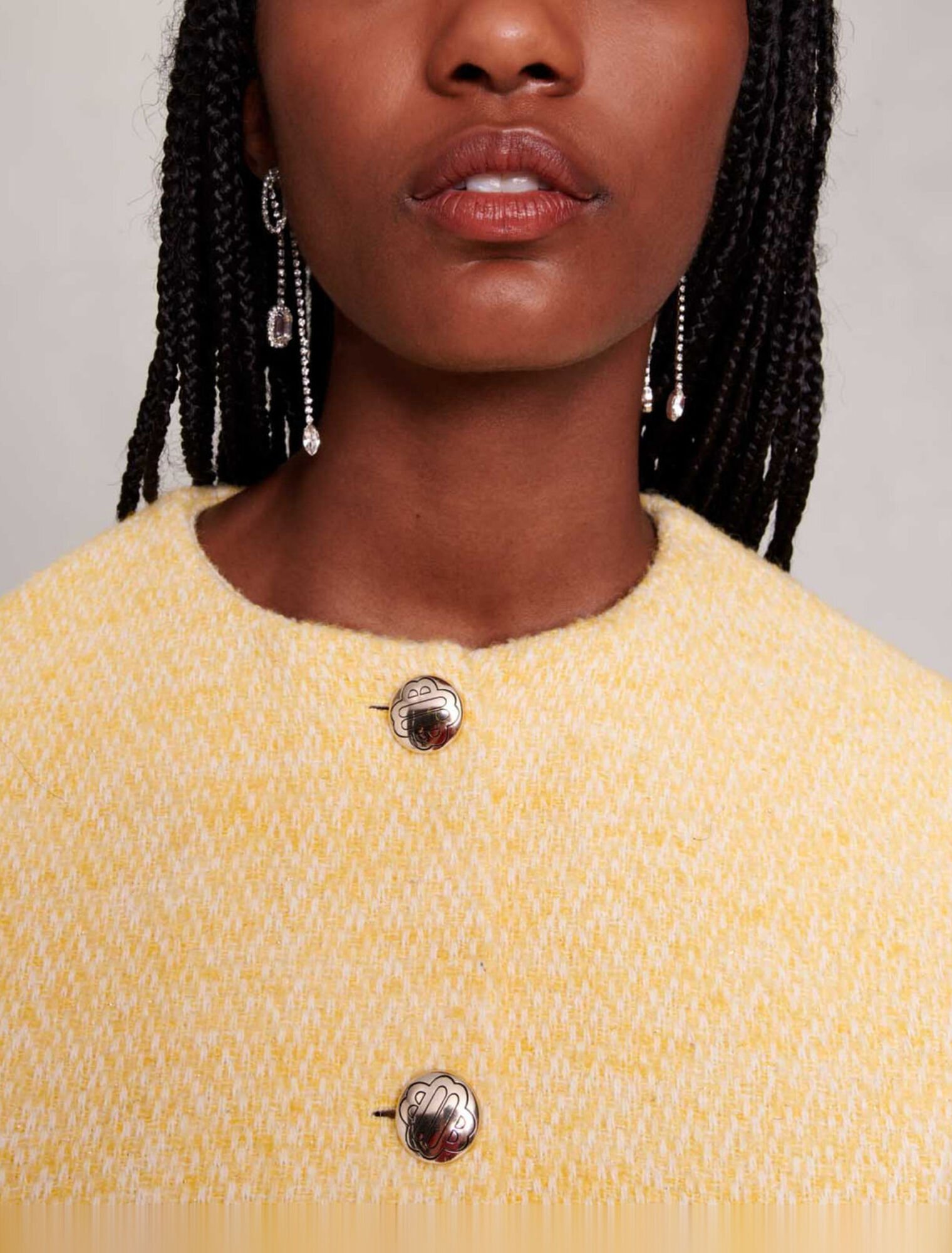 Veste courte en tweed