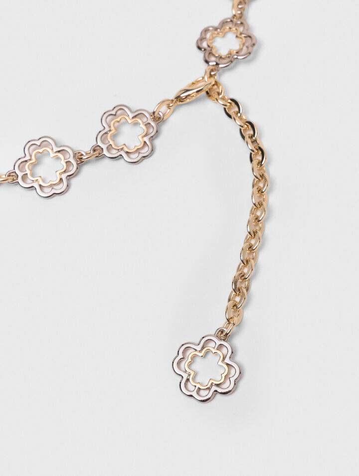 Ceinture chaine Clover bicolore
