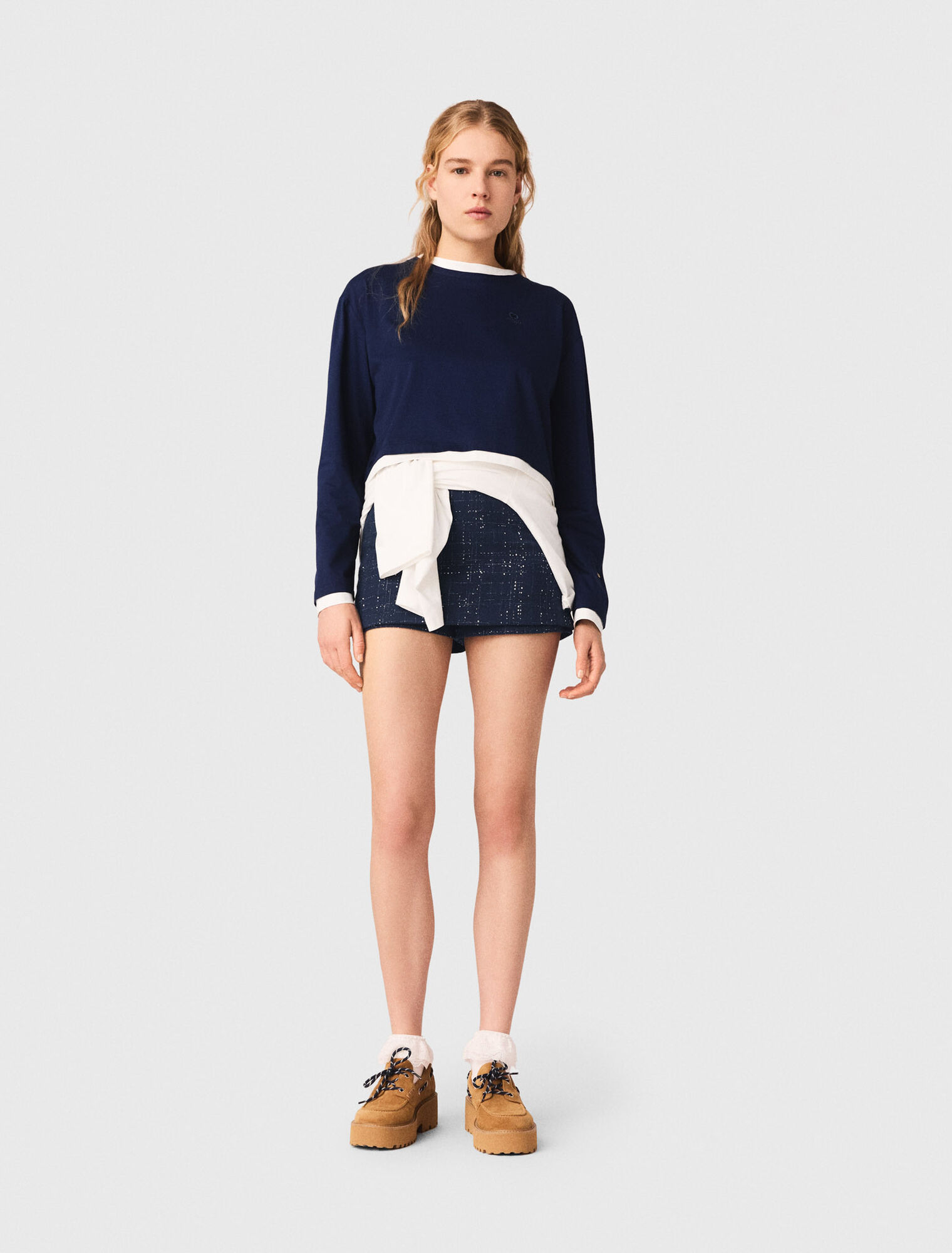 Tee shirt effet superpos&eacute;