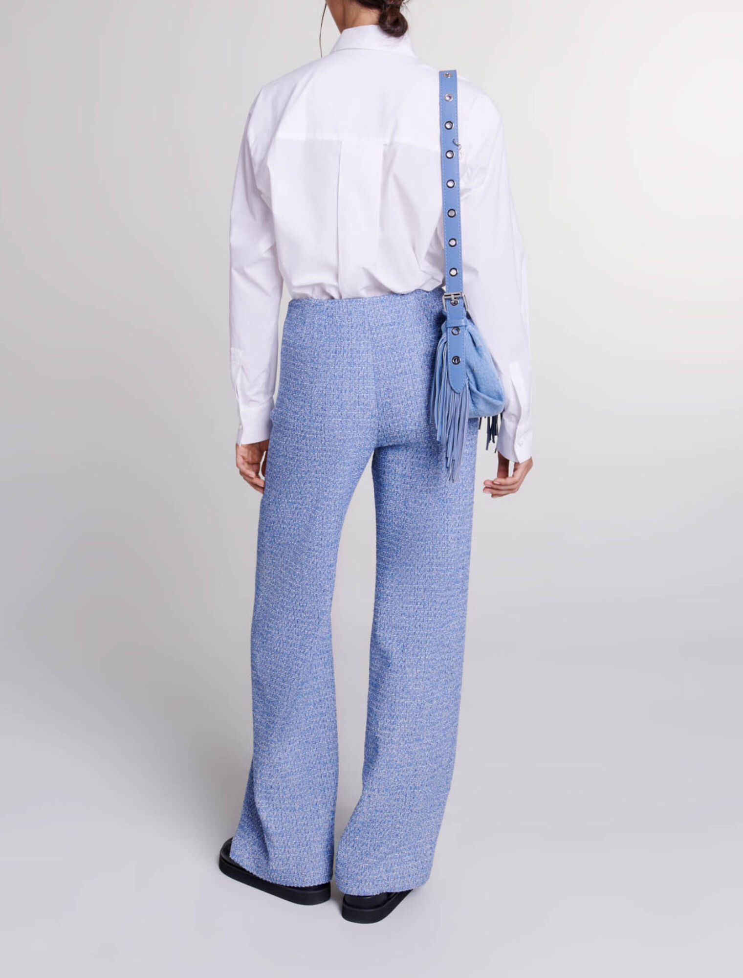 Pantalon en tweed