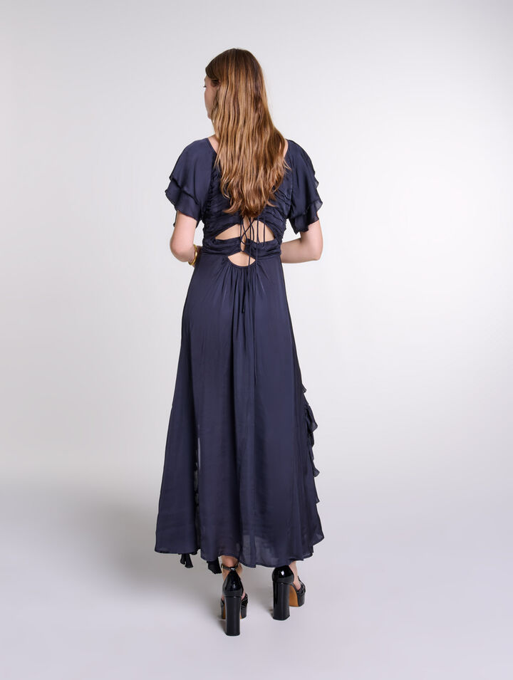 Robe longue dos ouvert