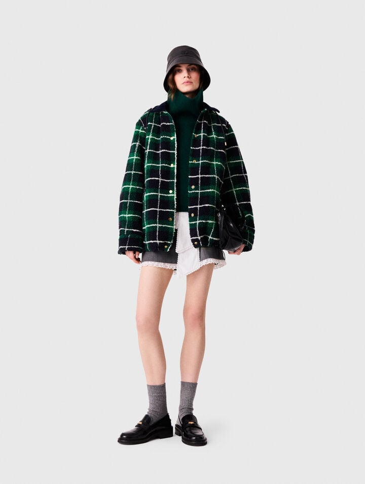 Parka r&eacute;versible bouclette