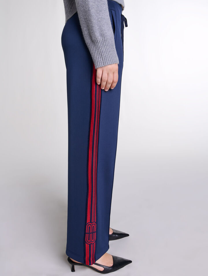 Pantalon à bandes