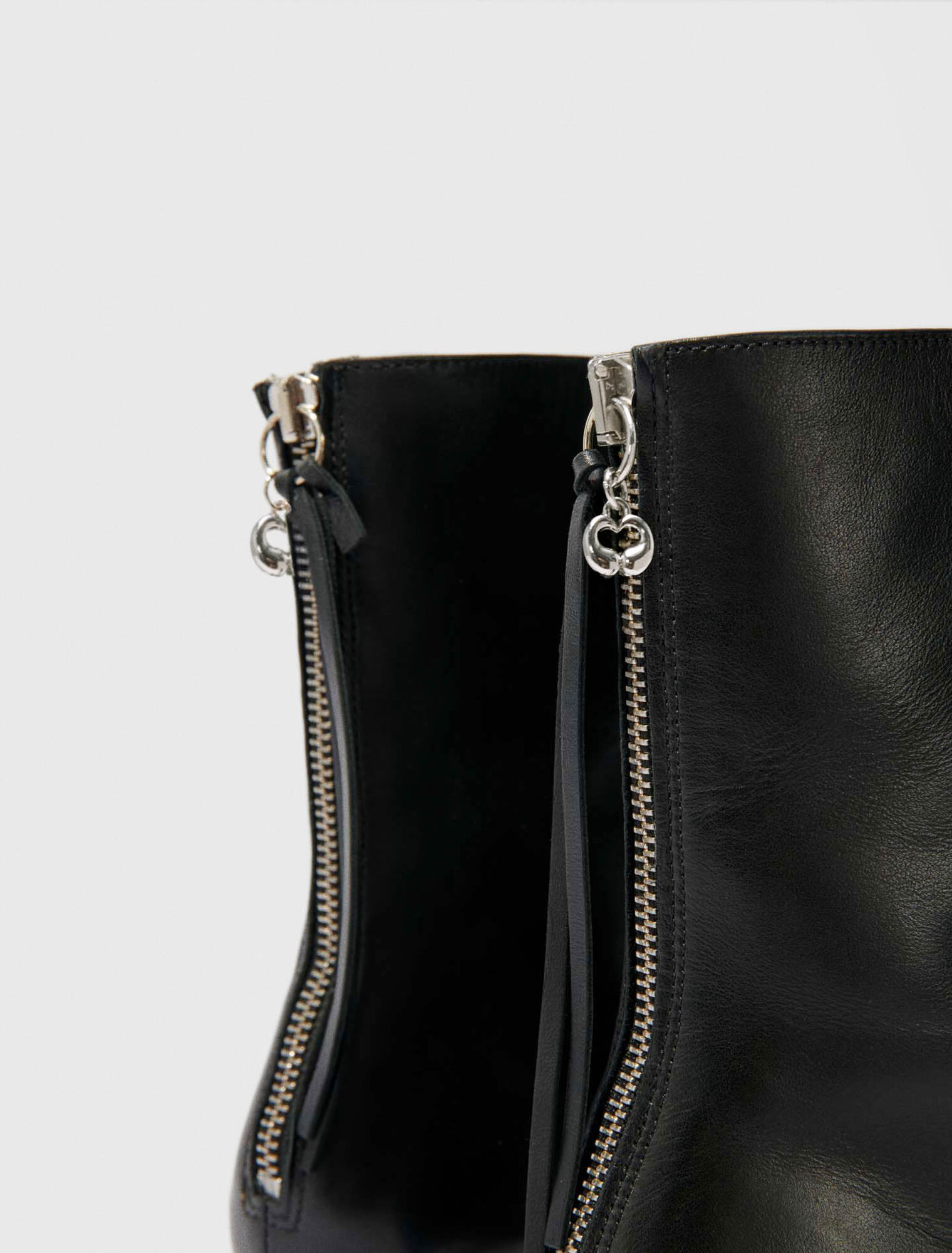 Bottines en cuir