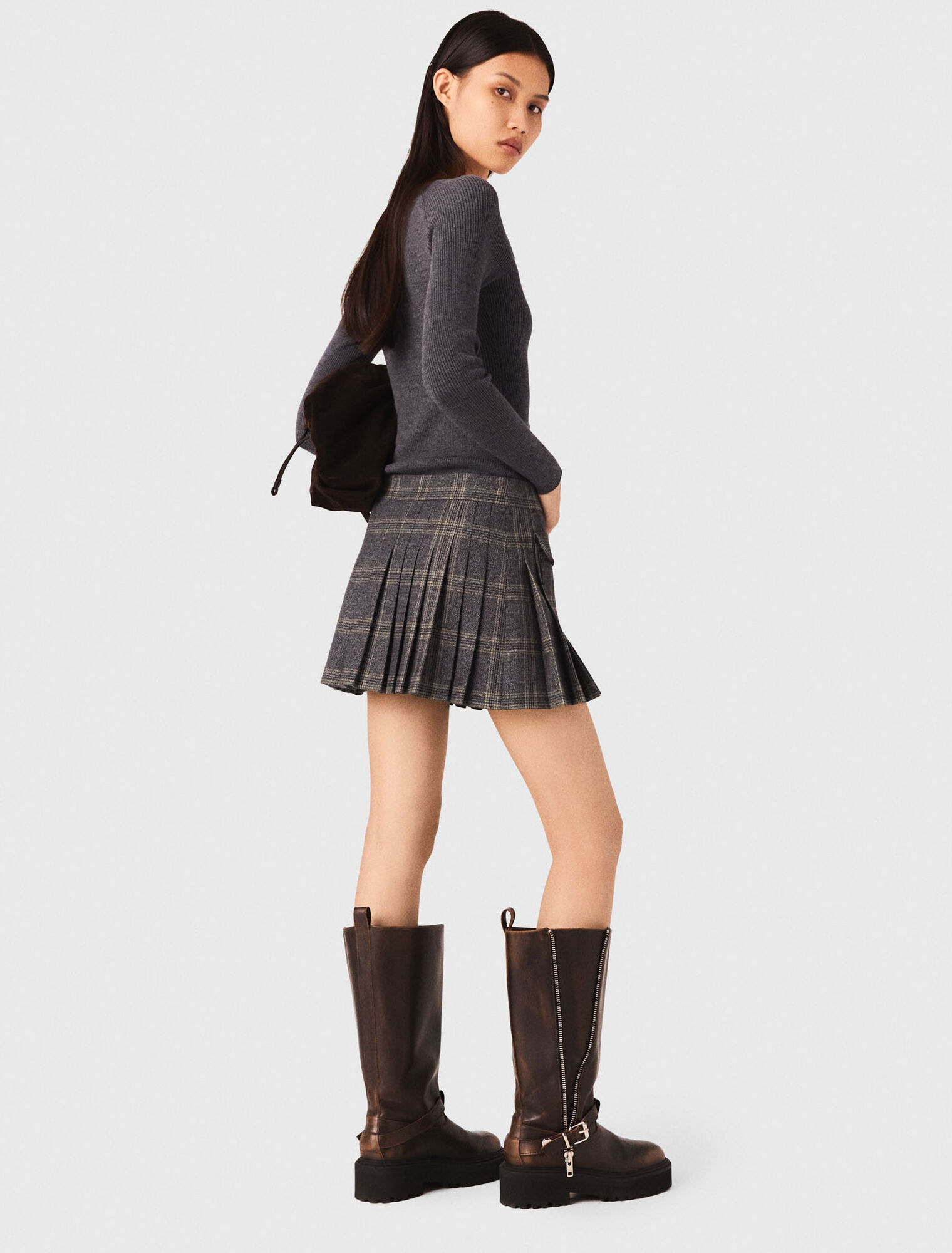 Pull en maille cotelée