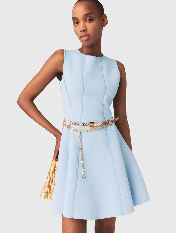 Robe patineuse avec n&oelig;uds bijoux