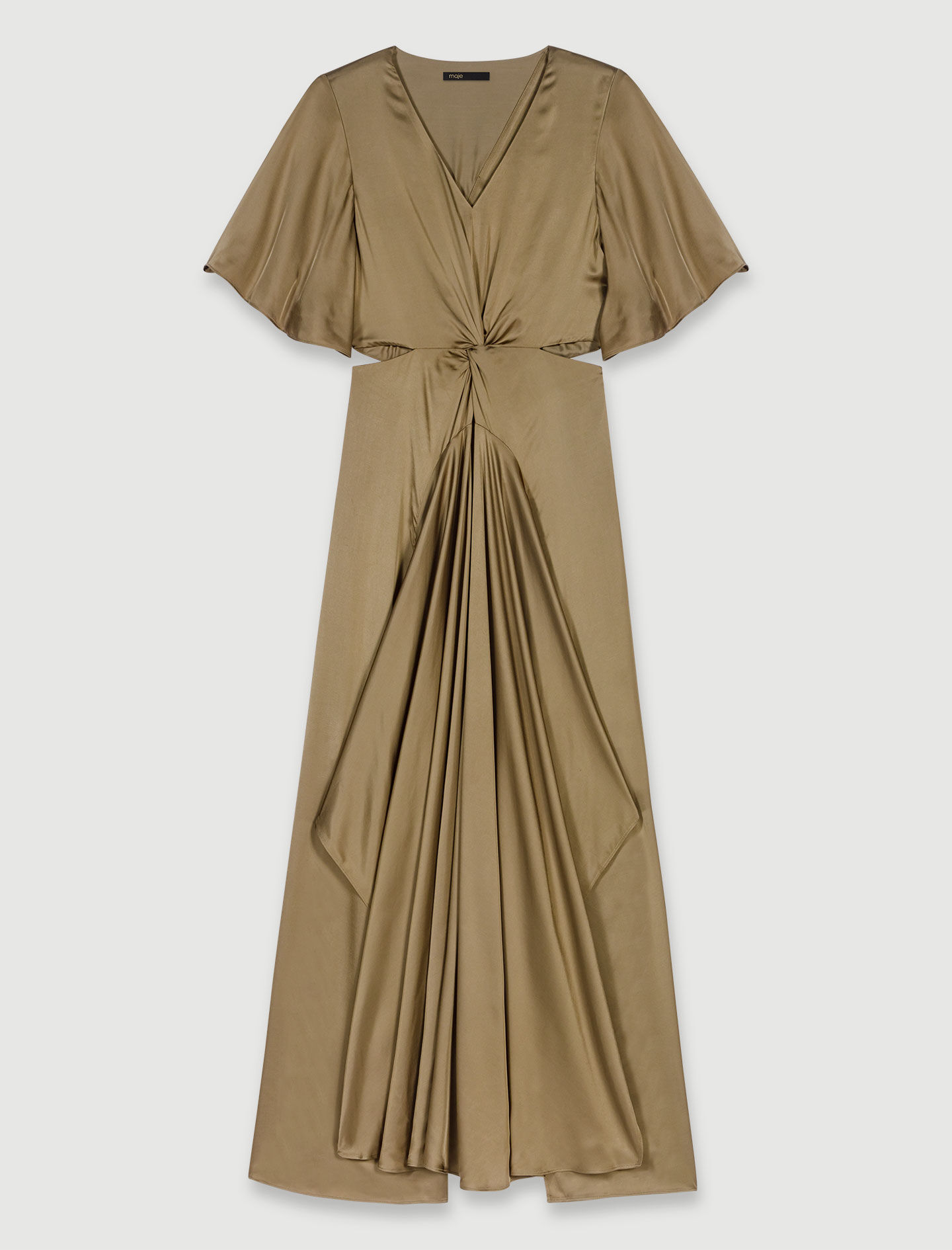 Buy Robe Longue SatinA e AjourA e Vert Maje in Seychelles discount codes