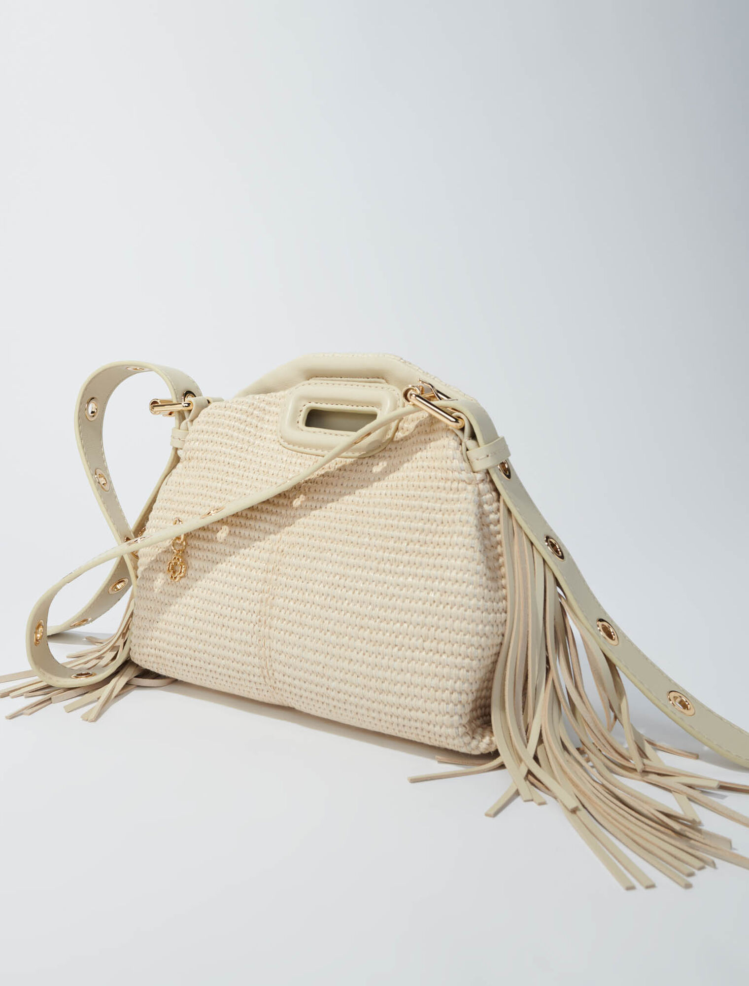 Sac Miss M Mini effet raphia